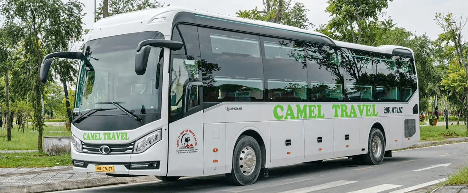 Sleeper bus on the Ninh Binh → Hue route